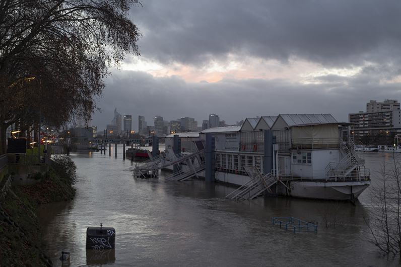 Clichy-la-Garenne, inondation saisonnière. © Ambroise Tézenas et Jérémie Léon. OPP de la vallée de la Seine francilien.