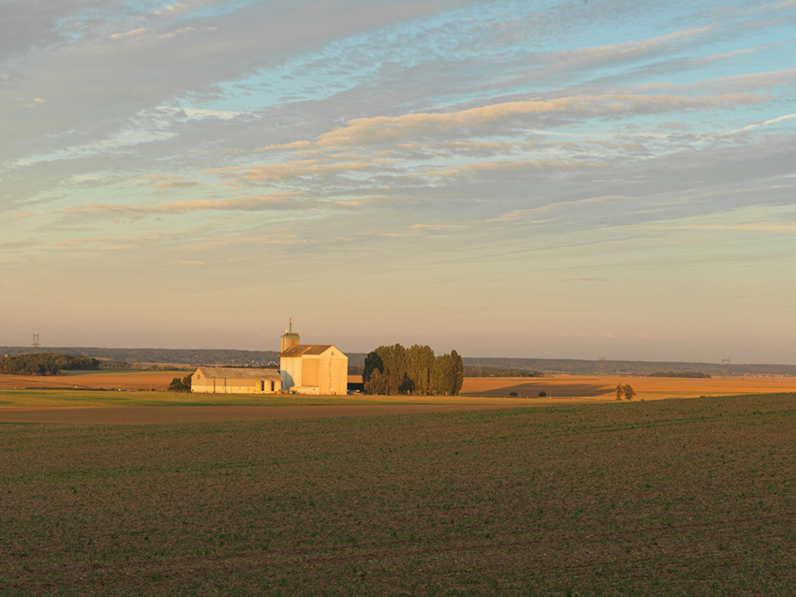 Silos à céréales à Hargeville