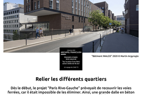 Bâtiment INALCO BULAC - Découvrez le septième point d'étape du parcours proposé par le CAUE de Paris pour la collection 2020 d'Archipel Francilien
